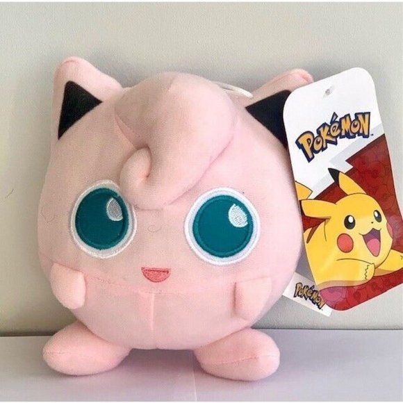 Official Licensed Nintendo Pokemon Jigglypuff Plush Stuffed Animal Soft Doll Toy - Picture 1 of 7